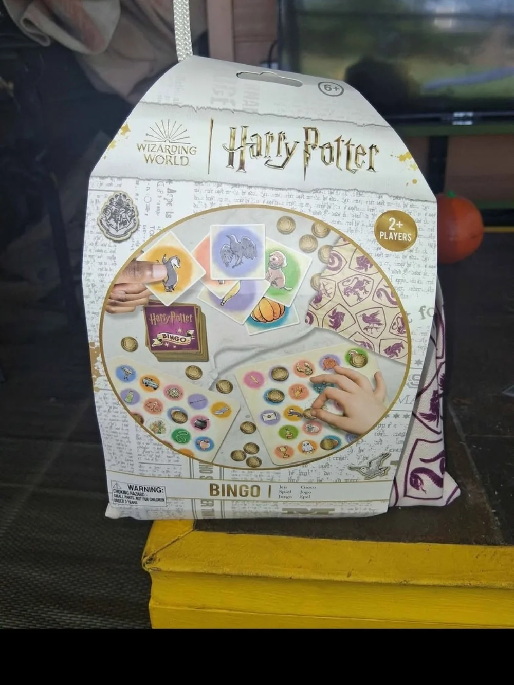 Warner Bros. Harry Potter Bingo Game — White and Gold